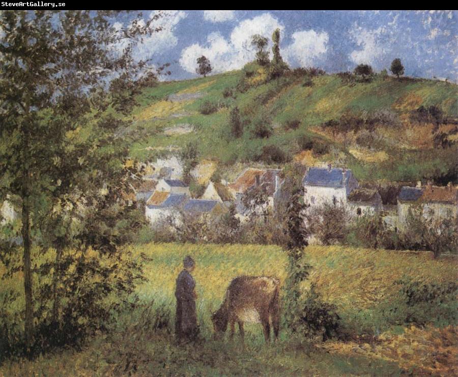 Camille Pissarro Landscape at Chaponval